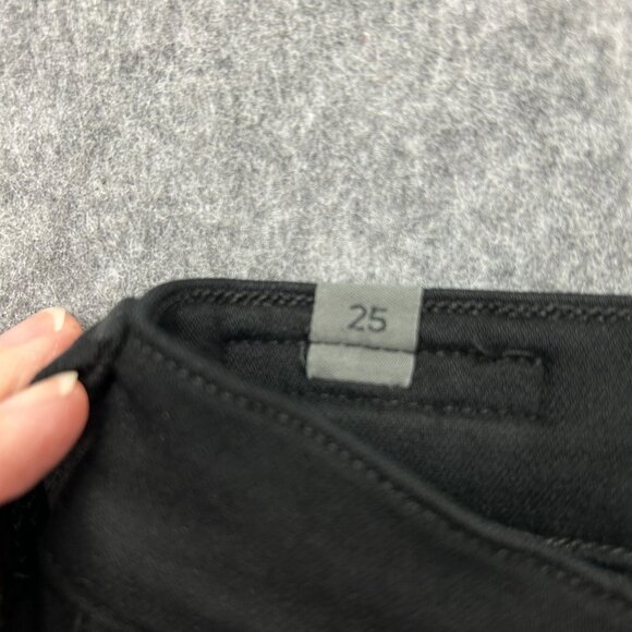 Citizens Of Humanity Rocket Crop High Rise Skinny Jeans Women's Size 25 Black - Picture 6 of 14